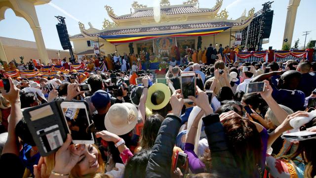 Trouble in Tibet - Which Type of Force Can Evict China? Dalai Lama Opens California Temple With Message of Compassion.